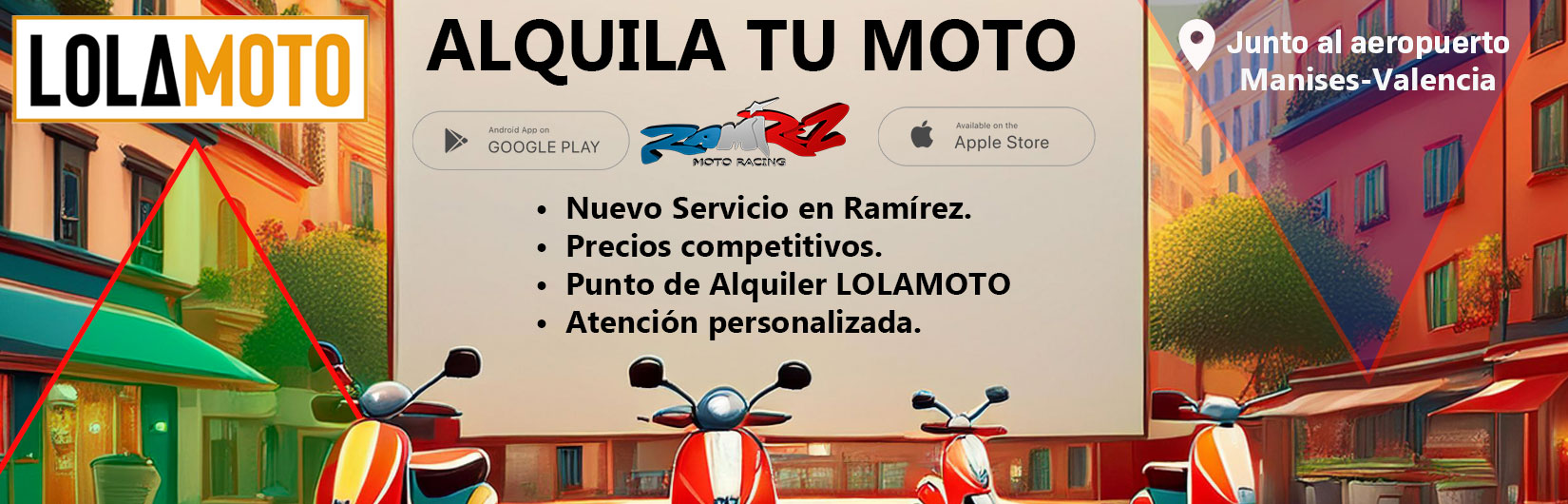 Servicio alquiler de motos