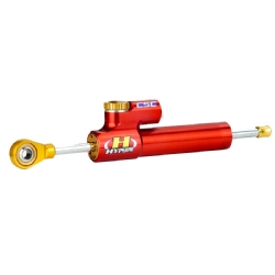 Amortiguador dirección Hyperpro DS-140R-NL1-R Rojo lineal 140mm invertido