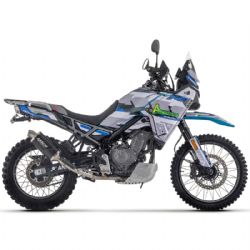 Silencioso escape Arrow 72655AON Indy Race EVO Aluminio Dark CF Moto 450 MT 2024