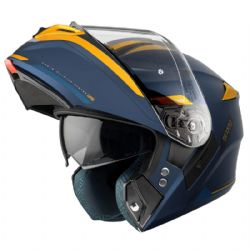 Casco Axxis FU406SV Storm SV S Genuine C7 Azul Mate