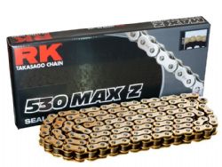 Cadena Rk 530MAX-Z 130 eslabones oro