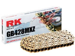 Cadena Rk GB428MXZ 74 eslabones oro