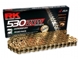 Cadena Rk GB530ZXW 102 eslabones oro