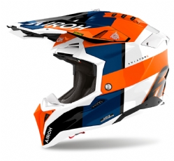 Casco Airoh Aviator 3 Monarch Naranja Brillo