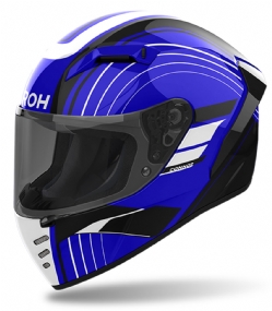 Casco Airoh Connor Achieve Azul Brillo