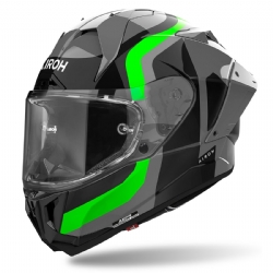 Casco Airoh GP 800 Competition Green Fluo Brillo