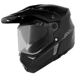 Casco Axxis MX803DS Wolf DS Solid A1 Negro Mate