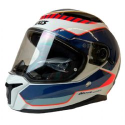 Casco Axxis FF130 Panther SV Gale C7 Azul / Blanco / Rojo
