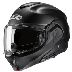 Casco HJC F100 Solido Semi Flat Negro