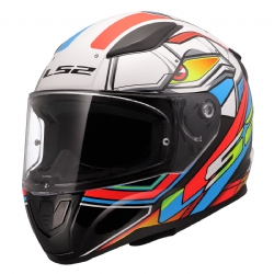 Casco LS2 FF353 Rapid II Xdron Blanco / Neon Naranja