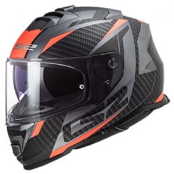 Casco LS2 FF800 Storm II Racer Titanio Mate / Naranja 2206