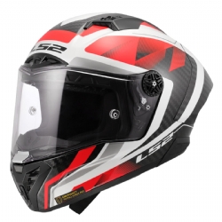 Casco LS2 FF805 Thunder GP Aero Raute Blanco / Rojo