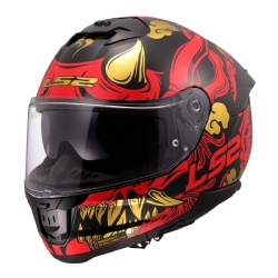 Casco LS2 FF808 Stream II Drako Negro / Rojo