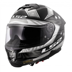 Casco LS2 FF808 Stream II Galdam Negro / Blanco