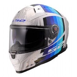 Casco LS2 FF811 Vector II Freedom Blanco / Plata