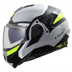 Casco LS2 FF910 Advant II Triple Gis Claro