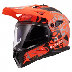 Casco LS2 MX702 Pioneer II Rangi Naranja