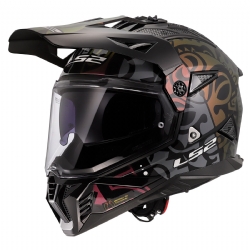 Casco LS2 MX702 Pioneer II Rangi Negro