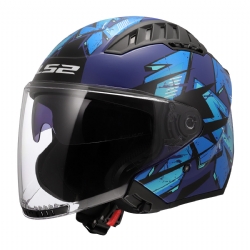 Casco LS2 OF600 Copter II Kanji Azul