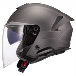 Casco LS2 OF618 Verso II Solid Titanio Mate