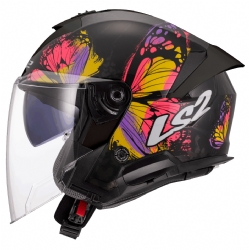 Casco LS2 OF618 Verso II Wingz Negro / Amarillo