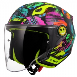 Casco LS2 OF622 Funny II Joy Negro