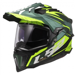 Casco Ls2 MX701 Explorer Spire Verde / Amarillo H-Vis