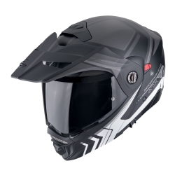 Casco Scorpion ADX-2 Lewis Negro Mate / Plata