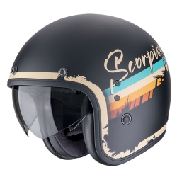 Casco Scorpion Belfast EVO Adonis Negro Mate / Beige