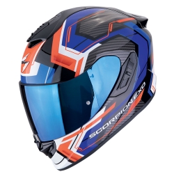 Casco Scorpion EXO-1400 EVO II Air Linart Negro / Azul / Rojo