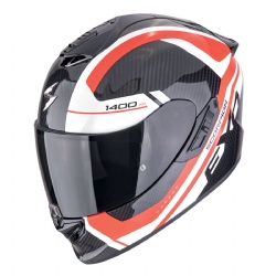 Casco Scorpion EXO-1400 EVO II Carbon Air Enko Negro / Rojo / Bblanco