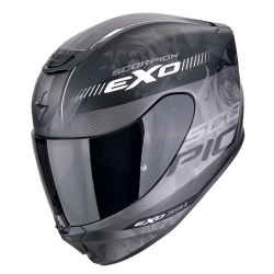 Casco Scorpion EXO-391 Ava Negro Mate / Plata