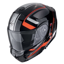 Casco Scorpion EXO-930 EVO Ardens Negro Metalic / Rojo