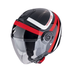 Casco Scorpion EXO-City II Riva Negro / Rojo