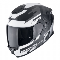 Casco Scorpion EXO-GT SP Air Tornado Negro Mate / Plata