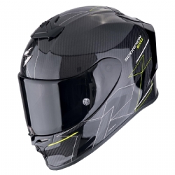 Casco Scorpion EXO-R1 Evo Carbon Air Cynergy Negro / Amarillo Neon