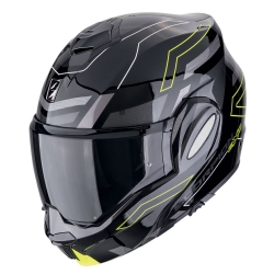 Casco Scorpion EXO-Tech EVO Conquer Negro / Amarillo Fluo