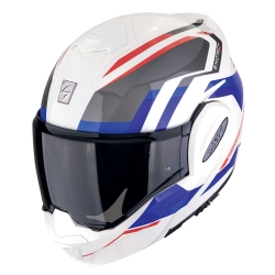 Casco Scorpion EXO-Tech EVO Furio Blanco / Rojo / Azul