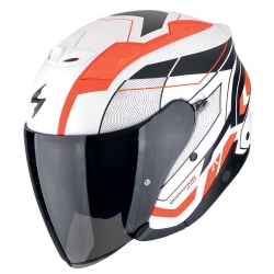 Casco Scorpion EXO-Z1 Vue Blanco Mate / Rojo / Negro