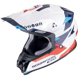 Casco Scorpion VX-16 EVO Air Air Rod Blanco / Rojo / Azul