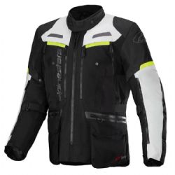 Chaqueta Alpinestars Bogota Pro Drystar Negro / Gris / Amarillo Fluor