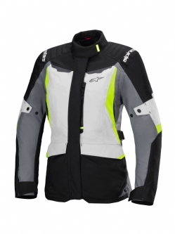 Chaqueta Alpinestars Stella ST-1 Waterproof Lady Hielo / Gris / Negro / Amarillo Fluor