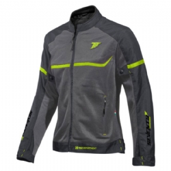 Chaqueta verano Seventy Degrees SD-JR30.2 Mojave Racing Mujer Gris / Amarillo Fluor