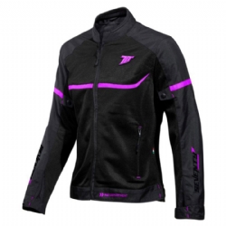 Chaqueta verano Seventy Degrees SD-JR30.2 Mojave Racing Mujer Negra / Fucsia