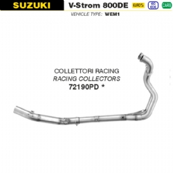 Colectores escape racing Arrow 72190PD Suzuki V-STROM 800DE 2023