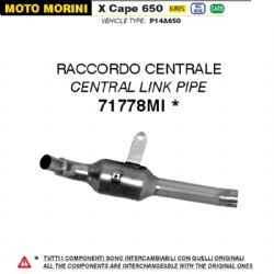 Conector escape Arrow 71778MI Moto Morini X-CAPE 650 2022-2023