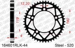 Corona AFAM 164601-44 Aligerada Racing