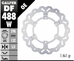 Disco de freno Galfer DF488W Wave Fijo 298x5mm