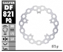 Disco de freno Galfer DF821PQ Brake Track Cubiq 300x5mm