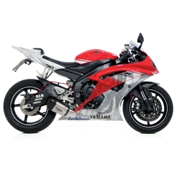 Escape completo Leovince 8483STNU Factory S Titanio Yamaha YZF-R6 2006 2021 EURO 3/4 Not approved